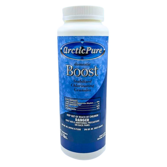 Arctic Pure Boost stabilized chlorinating granules - small size